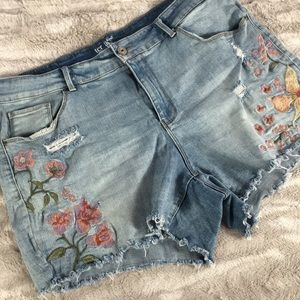 Terra \u0026 Sky Jean Shorts for Women 